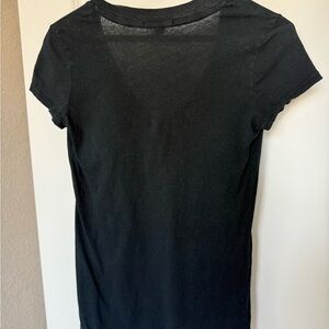 James Perse Black Short Sleeve Tee 100 % cotton